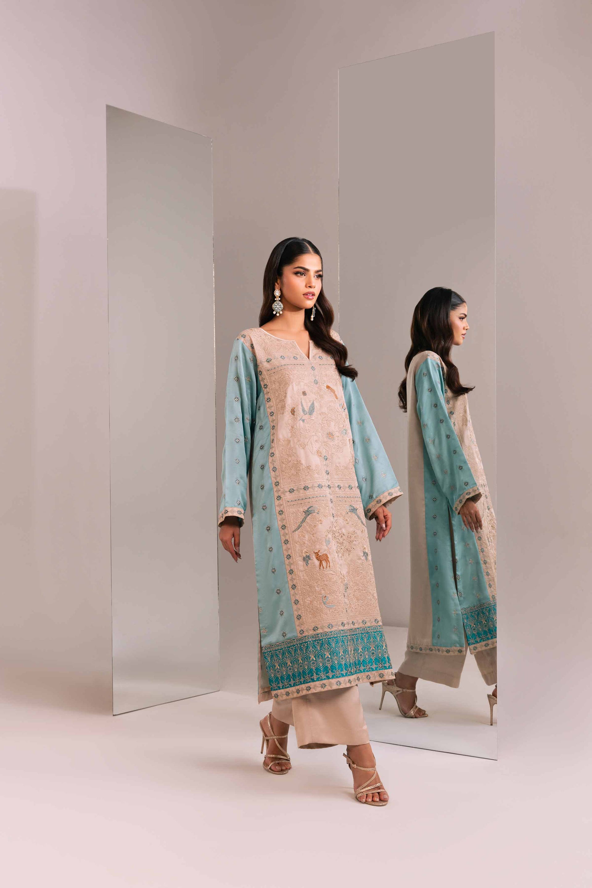 Ladies EMBROIDERED Suit by Rawayat